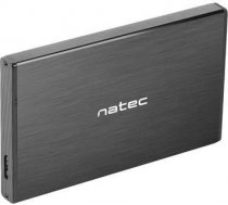 Natec HDD/SSD external enclosure RHINO GO for 2.5'' SATA - USB 3.0, Aluminum NKZ-0941