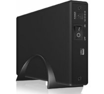 Raidsonic IcyBox External 3,5'' HDD/SSD Case SATA III, USB 3.1 Type-C, Black IB-377-C31