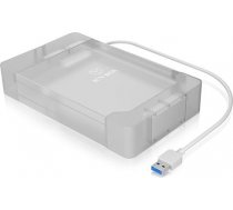 Raidsonic IcyBox External 3,5' / 2,5''' Case SATA III, USB 3.0, White IB-AC705-6G