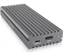 Raidsonic IcyBox External enclosure for M.2 NVMe SSD, USB 3.1 Type-C, Grey IB-1817M-C31