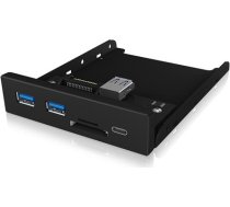 Raidsonic IcyBox 3x Port USB 3.0 Hub (2x USB 3.0, 1x USB Type-C), miniSD/SD card reader IB-HUB1417-I3