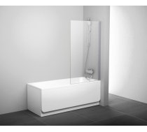 Ravak vannas siena PVS1 80 balta + caurspīdīgs stikls 79840100Z1
