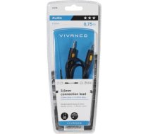 Vivanco cable 3.5mm - 3.5mm 0.75m (46098) 46098