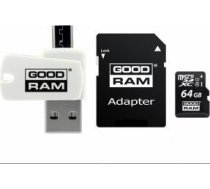 Goodram MicroSD 64GB All in one class 10 UHS I + Card reader M1A4-0640R12