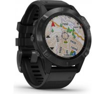 Garmin Fenix 6 Pro Music WiFi GPS Tough Gorilla Glass 47mm Black / Black Band Watch 010-02158-02