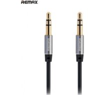Remax L100 3.5mm AUX spraudnis uz 3.5mm spraudnis Audio pretsapīšanās Kabelis 1.0m Melns L100