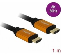 Delock Cable HDMI M/M V2.1 1m 8K 60HZ Black 85727