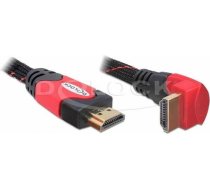 Delock Cable High Speed HDMI with Ethernet HDMI A male > HDMI A male angled 3m 82687