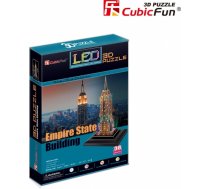 Cubic Fun CubicFun LED 3D puzle Ņujorkas debesskrāpis "Empire State Building" L503H