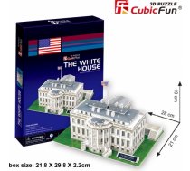 Cubic Fun CubicFun 3D puzle Baltais Nams, ASV C060H