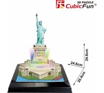 Cubic Fun CubicFun LED 3D puzle Brīvības statuja L505H
