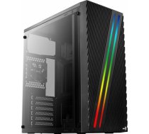 PC case ATX Aerocool STREAK RGB USB 3.0 - DOUBLE RGB STRIP 1x80mm FAN AEROPGSSTREAK-A-BKRG