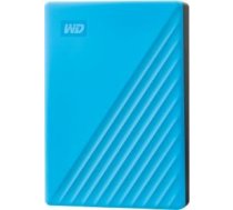 External HDD WD My Passport 2.5" 4TB USB 3.2 Blue WDBPKJ0040BBL-WESN