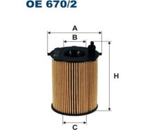 Filtron Eļļas filtrs OE670/2 OE670/2