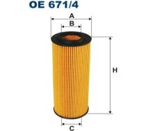 Filtron Eļļas filtrs OE671/4 OE671/4