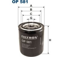 Filtron Eļļas filtrs OP581 OP581