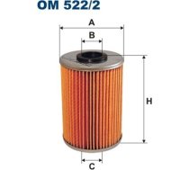 Filtron Eļļas filtrs OM522/2 OM522/2