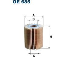 Filtron Eļļas filtrs OE685 OE685