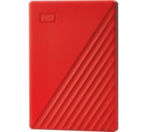Western Digital HDD External WD My Passport (2TB, USB 3.2) Red WDBYVG0020BRD-WESN