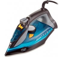 Adler AD 5032 Iron, Steam, Ceramic soleplate, Auto power off, Countinuous steam 80g/min, Grey/Blue AD 5032