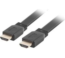 Lanberg cable HDMI M/M V2.0 5M Black Flat CA-HDMI-21CU-0050-BK