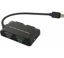 Qoltec Hub USB 3.1 type C male | 4x USB 3.0 A female | 0.2m 50502