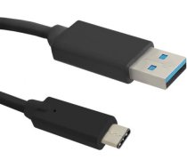 Qoltec Cable USB 3.1 Type C male | USB 3.0 A male | 0.25m 50420