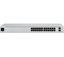 Switch|UBIQUITI|USW-24-POE|Type L2|Desktop/pedestal|Rack|24x10Base-T / 100Base-TX / 1000Base-T|2xSFP|PoE ports 24|32 Watts|USW-24-POE USW-24-POE