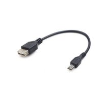 Gembird cable USB OTG AF to micro BM, 0,15 m A-OTG-AFBM-03