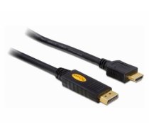 Delock cable Displayport (M) -> HDMI (M) 3m gold 82435