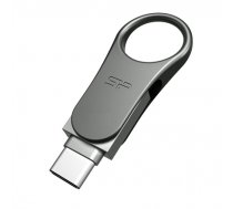 Silicon Power Mobile C80 64 GB, USB 3.0, Titanium SP064GBUC3C80V1S