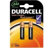 Baterijas Duracell AAA Alkaline 2pack 5000394077133