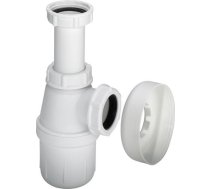 Viega izlietnes sifons, 1¼ x 32 mm, bez noteces, plastmasa, balts 120764