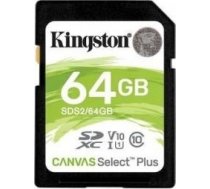 Kingston SDXC 64GB Canvas Select Plus SDS2/64GB