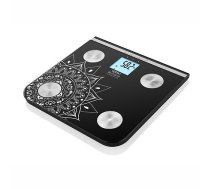 Gallet Personal scale GALPEP712 Maximum weight (capacity) 150 kg, Accuracy 100 g, Memory function, 10 user(s), Black with motive GALPEP712