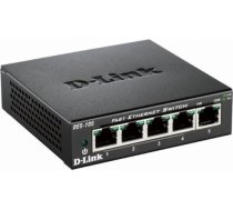 D-LINK 5-port 10/100 Metal Housing Deskt DES-105/E