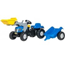 Rolly Toys Bērnu traktors ar pedāļiem rollyKid NH T7040 ar kausu un piekabi (2,5-5 gadiem) 023929 Vācija 023929