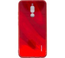 Evelatus Xiaomi Redmi 8 Water Ripple Full Color Electroplating Tempered Glass Case Red EXR8WRFCETGCR
