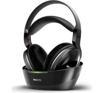 PHILIPS Wireless TV heaphones SHD8850/12 40mm drivers, auto on/off, adjustable headband, optical input, audio input 3.5mm jack, Hi-Res Audio, Black / SHD8850/12 SHD8850/12