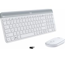 Logitech Slim Wireless Keyboard and Mouse Combo MK470-OFFWHITE-US INT'L-2.4GHZ-INTNL 920-009205