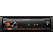 Pioneer MVH-S120UBA MOSFET 4x50W; USB,FLAC,MP3 ;FM;AUX in;1xRCA; balts/oranžs apgaismojums . MVH-S120UBA
