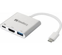 SANDBERG USB-C Mini Dock, HDMI+USB, USB-C Throughput 136-00