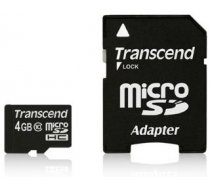 Transcend memory card Micro SDHC 4GB Class 10 TS4GUSDHC10