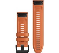 Garmin watch strap QuickFit 26mm, ember orange silicone 010-12864-01