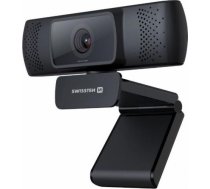 Swissten Full HD Web kamera ar Autofokusu USB 2.0 Melna SWISSTEN WEBCAM FHD 1080P