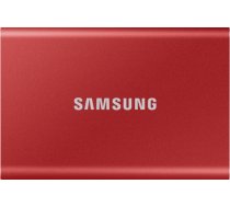 SAMSUNG T7 1TB USB 3.2 Red Portable External SSD MU-PC1T0R/WW