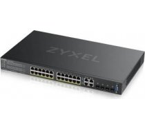 ZYXEL GS2220-28HP,EU REGION,24-PORT GBE L2 POE SWITCH WITH GBE UPLINK (1 YEAR NCC PRO PACK LICENSE BUNDLED) GS2220-28HP-EU0101F