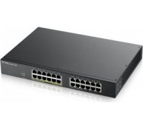 ZYXEL ZYXEL GS1900-24, 24-PORT GBE L2, 12 PORT POE SMART SWITCH, RACKMOUNT, 130 WATT GS1900-24EP-EU0101F