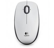 LOGITECH B100 Optical Portable Mouse for Business USB White 910-003360