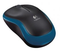 LOGITECH M185 BLUE MOUSE USB OPTICAL CORDL 910-002239